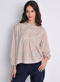 BURGS Penpethy Jersey Top With Ladder Trim 8 -Fit In Dress Sales tuc143798654 Stone R Z001A