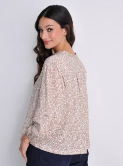 BURGS Penpethy Jersey Top With Ladder Trim 8 -Fit In Dress Sales tuc143798654 Stone R Z002A