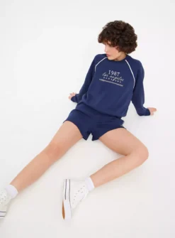 Navy Side Stripe Elevated Coord Shorts XL -Fit In Dress Sales tuc143806298 Navy R Z002A