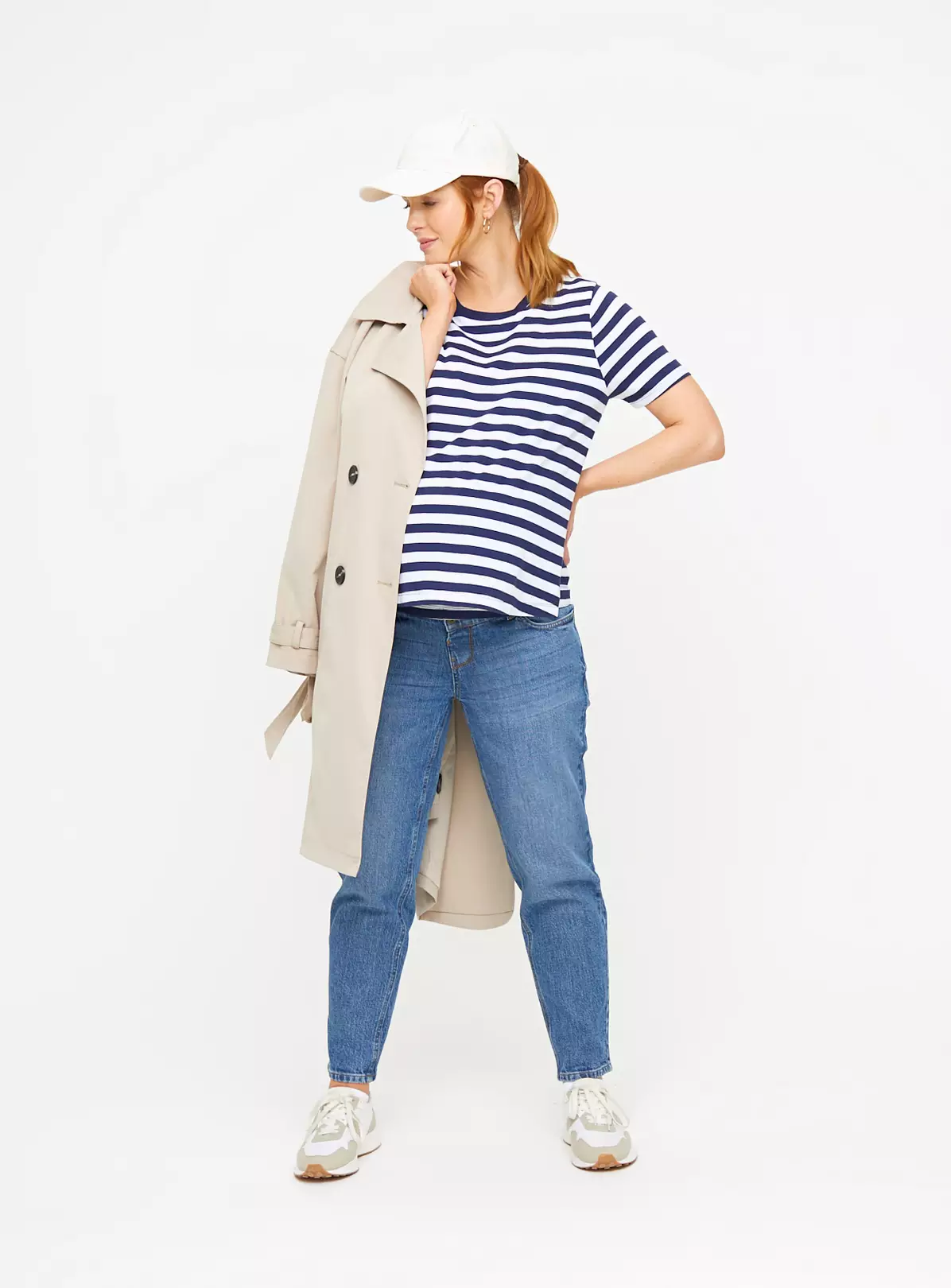 MATERNITY Nursing Navy Stripe Short Sleeve T-Shirt 2 Pack22 3 MATERNITY Nursing Navy Stripe Short Sleeve T-Shirt 2 Pack22 - Image 3