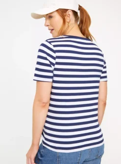 MATERNITY Nursing Navy Stripe Short Sleeve T-Shirt 2 Pack22 9 MATERNITY Nursing Navy Stripe Short Sleeve T-Shirt 2 Pack22 -Fit In Dress Sales tuc143836340 Multi20Coloured R Z005A