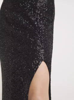 SIMPLY BE Black Sequin Side Split Midaxi Skirt 14 7 SIMPLY BE Black Sequin Side Split Midaxi Skirt 14 -Fit In Dress Sales tuc143843443 Black R Z004A 1