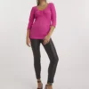 SIMPLY BE Hot Pink Textured Jersey Top 14