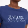 Navy Harlem Graphic Print T-Shirt 20