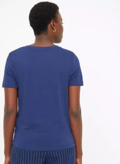 Navy Harlem Graphic Print T-Shirt 20 6 Navy Harlem Graphic Print T-Shirt 20 -Fit In Dress Sales tuc143873491 Navy R Z004A