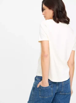 Cream Floral Graphic Oversized T-Shirt 18