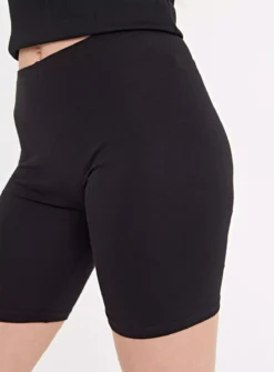 Black Jersey Cycling Shorts 18 -Fit In Dress Sales tuc143892819 Black R Z003A