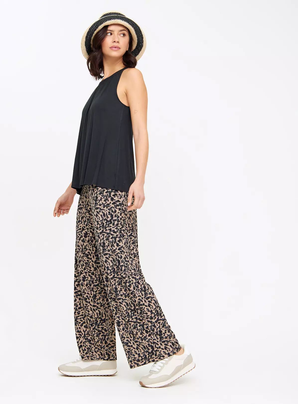 Black A-Line Vest Top 16 4 Black A-Line Vest Top 16 - Image 4