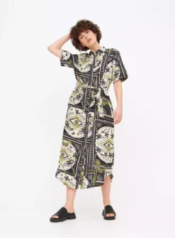 Resort Palm Print Midaxi Shirt Dress 24R 6 Resort Palm Print Midaxi Shirt Dress 24R -Fit In Dress Sales tuc143938266 Multi20Coloured R Z001A