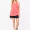 Coral Mark Making Print Vest Top18