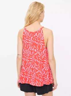 Coral Mark Making Print Vest Top18 -Fit In Dress Sales tuc143963285 Coral R Z004A
