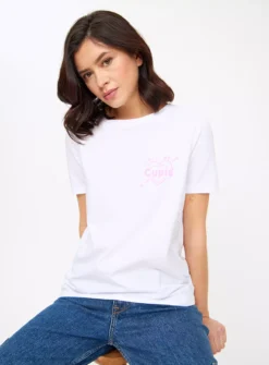 White Call Me Cupid T-Shirt 12