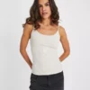 Grey Marl Cami Vest Tops 2 Pack 10