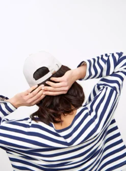 Navy Stripe Oversized Long Sleeve Top 12 -Fit In Dress Sales tuc144026091 Navy R Z003A