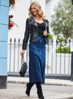 SOSANDAR Panelled Skirt With Fullness 8