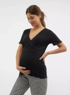 MAMALICIOUS Holly Tess Short Sleeve Jersey Pyjamas Set M -Fit In Dress Sales tuc144035114 Multi20Coloured R Z003A 1