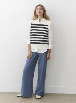 FINERY Lexi Stripe Vest 16 7 FINERY Lexi Stripe Vest 16 -Fit In Dress Sales tuc144050138 White R Z004A