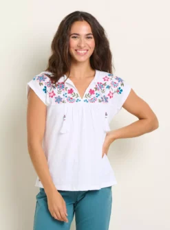 BRAKEBURN Piper Embroidered T Shirt 18