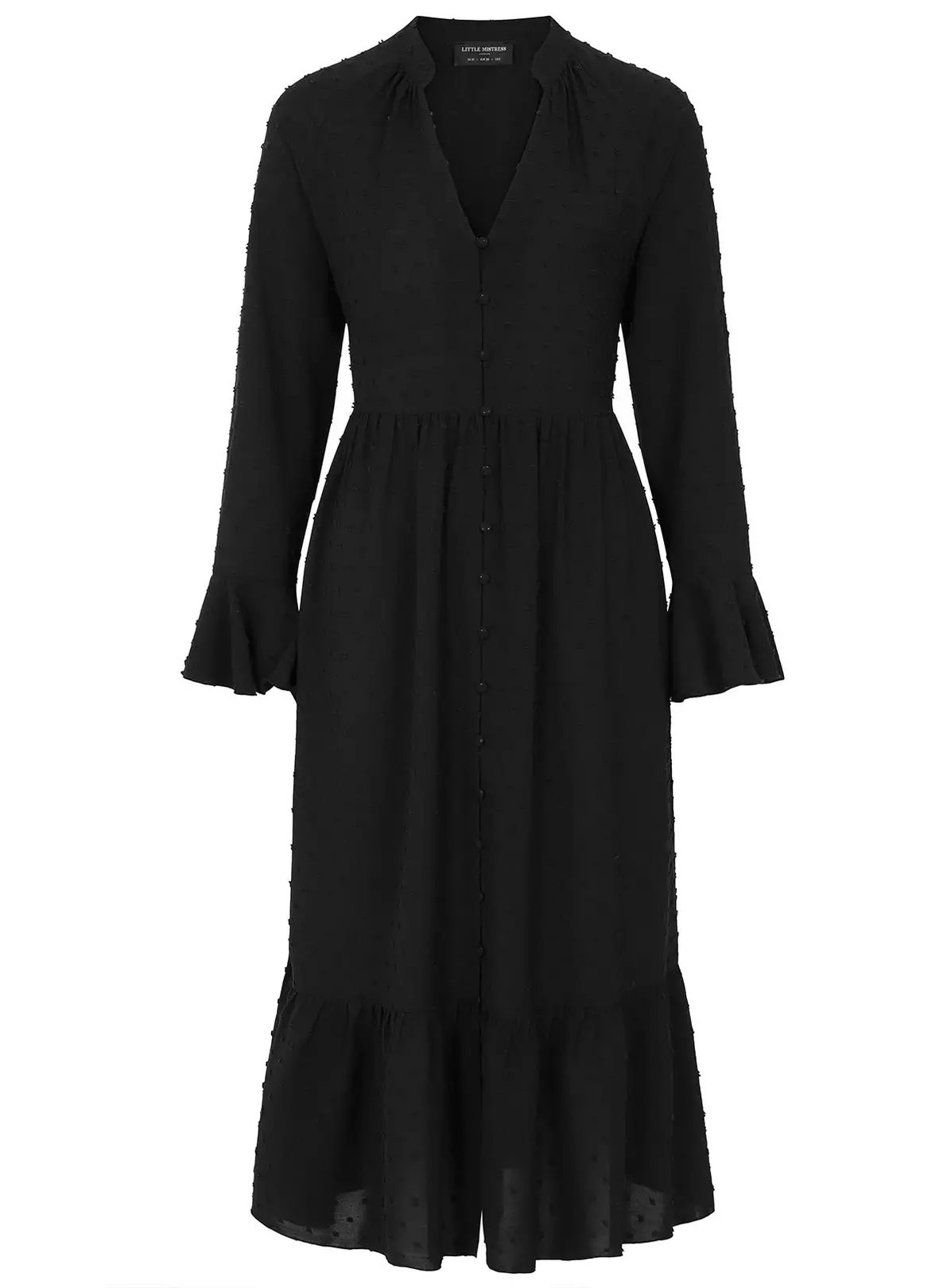 VOGUE WILLIAMS Black Texture Midaxi 18 1 VOGUE WILLIAMS Black Texture Midaxi 18