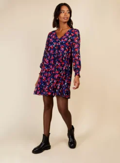 VOGUE WILLIAMS Floral Mini 8 7 VOGUE WILLIAMS Floral Mini 8 -Fit In Dress Sales tuc144064302 Navy R Z002A