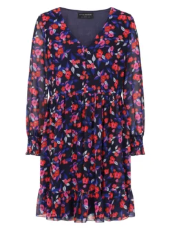 VOGUE WILLIAMS Floral Mini 8 9 VOGUE WILLIAMS Floral Mini 8 -Fit In Dress Sales tuc144064302 Navy R Z003A