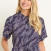 BRAKEBURN Flowing Dots Shirt Dress 18