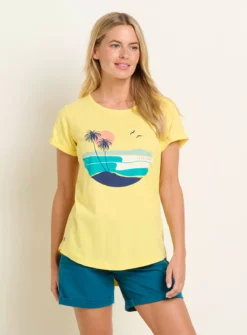 BRAKEBURN Shore T Shirt 18 8 BRAKEBURN Shore T Shirt 18 -Fit In Dress Sales tuc144103447 Yellow R Z001A