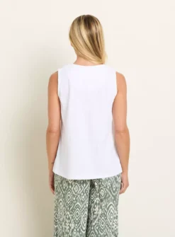 BRAKEBURN Hazel Vest 14 -Fit In Dress Sales tuc144103789 White R Z002A