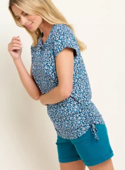 BRAKEBURN Brushed Camo T-Shirt 14 6 BRAKEBURN Brushed Camo T-Shirt 14 -Fit In Dress Sales tuc144111164 Blue R Z003A