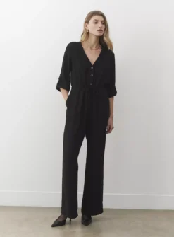 FINERY Annmarie Jumpsuit 18 6 FINERY Annmarie Jumpsuit 18 -Fit In Dress Sales tuc144128097 Black R Z001A