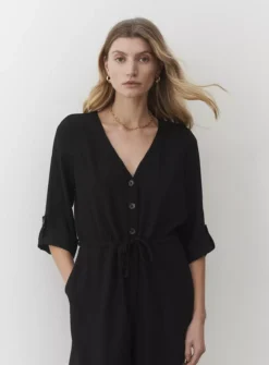 FINERY Annmarie Jumpsuit 18 7 FINERY Annmarie Jumpsuit 18 -Fit In Dress Sales tuc144128097 Black R Z002A