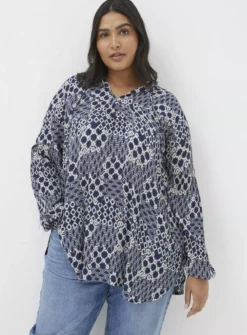FATFACE Georgie Patchwork Geo Tunic 16