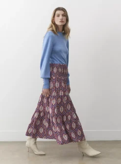 FINERY Pink Paisley Daniela Skirt 18 10 FINERY Pink Paisley Daniela Skirt 18 -Fit In Dress Sales tuc144137065 Mid20Pink R Z003A