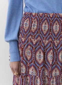 FINERY Pink Paisley Daniela Skirt 18 11 FINERY Pink Paisley Daniela Skirt 18 -Fit In Dress Sales tuc144137065 Mid20Pink R Z004A