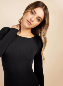 VOGUE WILLIAMS Black Bodysuit 16 -Fit In Dress Sales tuc144143406 Black R Z004A