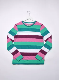 BURGS Portreath Womens Ls Crew Neck Tee - Multi Coloured 18 -Fit In Dress Sales tuc144145006 Multi20Coloured R Z005A