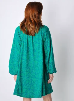 BURGS Sands Womens Button Front Mini Swing Dress Green 10 -Fit In Dress Sales tuc144148813 Green R Z002A