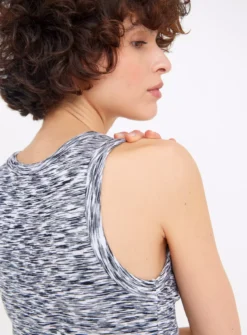 Mono Space Dye Ribbed Vest Top 22 7 Mono Space Dye Ribbed Vest Top 22 -Fit In Dress Sales tuc144163052 Multi20Coloured R Z003A