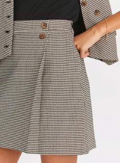 Monochrome Dogtooth Mini Skirt16 7 Monochrome Dogtooth Mini Skirt16 -Fit In Dress Sales tuc144164291 Multi20Coloured R Z003A