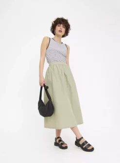 Khaki Full Maxi Skirt 16 6 Khaki Full Maxi Skirt 16 -Fit In Dress Sales tuc144178975 Khaki R Z002A