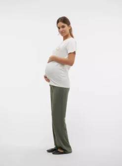 MAMALICIOUS Rina Straight Jersey Pant XL -Fit In Dress Sales tuc144193471 Green R Z003A