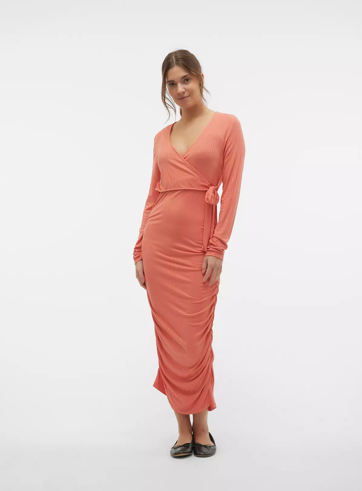 MAMALICIOUS Trinity Tess Long Sleeve Jersey Midi Dress XXL 6 MAMALICIOUS Trinity Tess Long Sleeve Jersey Midi Dress XXL - Image 6