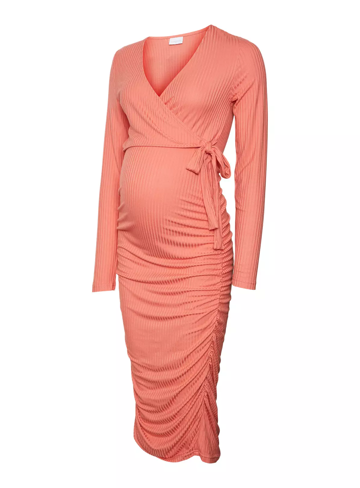 MAMALICIOUS Trinity Tess Long Sleeve Jersey Midi Dress XXL 2 MAMALICIOUS Trinity Tess Long Sleeve Jersey Midi Dress XXL - Image 2