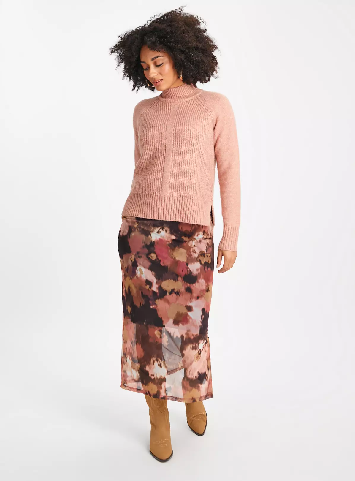 Abstract Stroke Mesh Midaxi Skirt 14 2 Abstract Stroke Mesh Midaxi Skirt 14 - Image 2