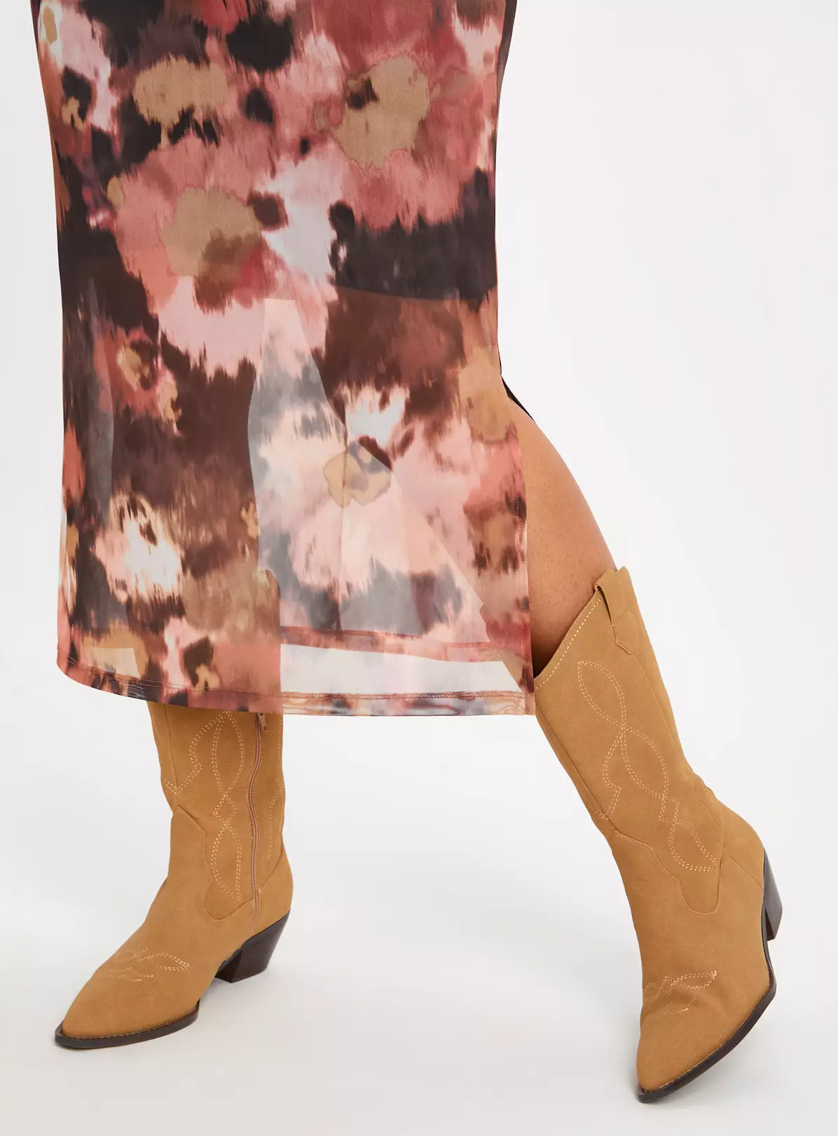 Abstract Stroke Mesh Midaxi Skirt 14 4 Abstract Stroke Mesh Midaxi Skirt 14 - Image 4