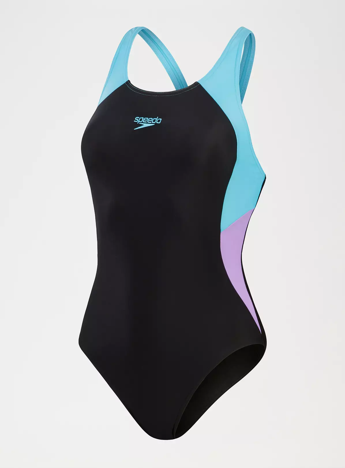 SPEEDO Womens Colourblock Splice Muscleback Swimsuit 6 6 SPEEDO Womens Colourblock Splice Muscleback Swimsuit 6 - Image 6