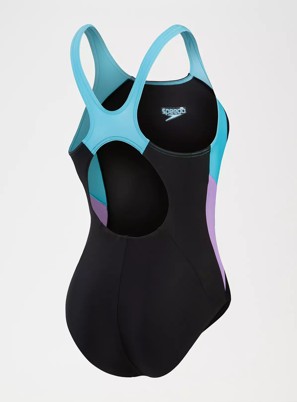 SPEEDO Womens Colourblock Splice Muscleback Swimsuit 6 5 SPEEDO Womens Colourblock Splice Muscleback Swimsuit 6 - Image 5