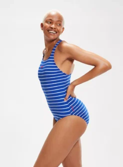 SPEEDO Womens Endurance+ Printed Medalist Swimsuit 16