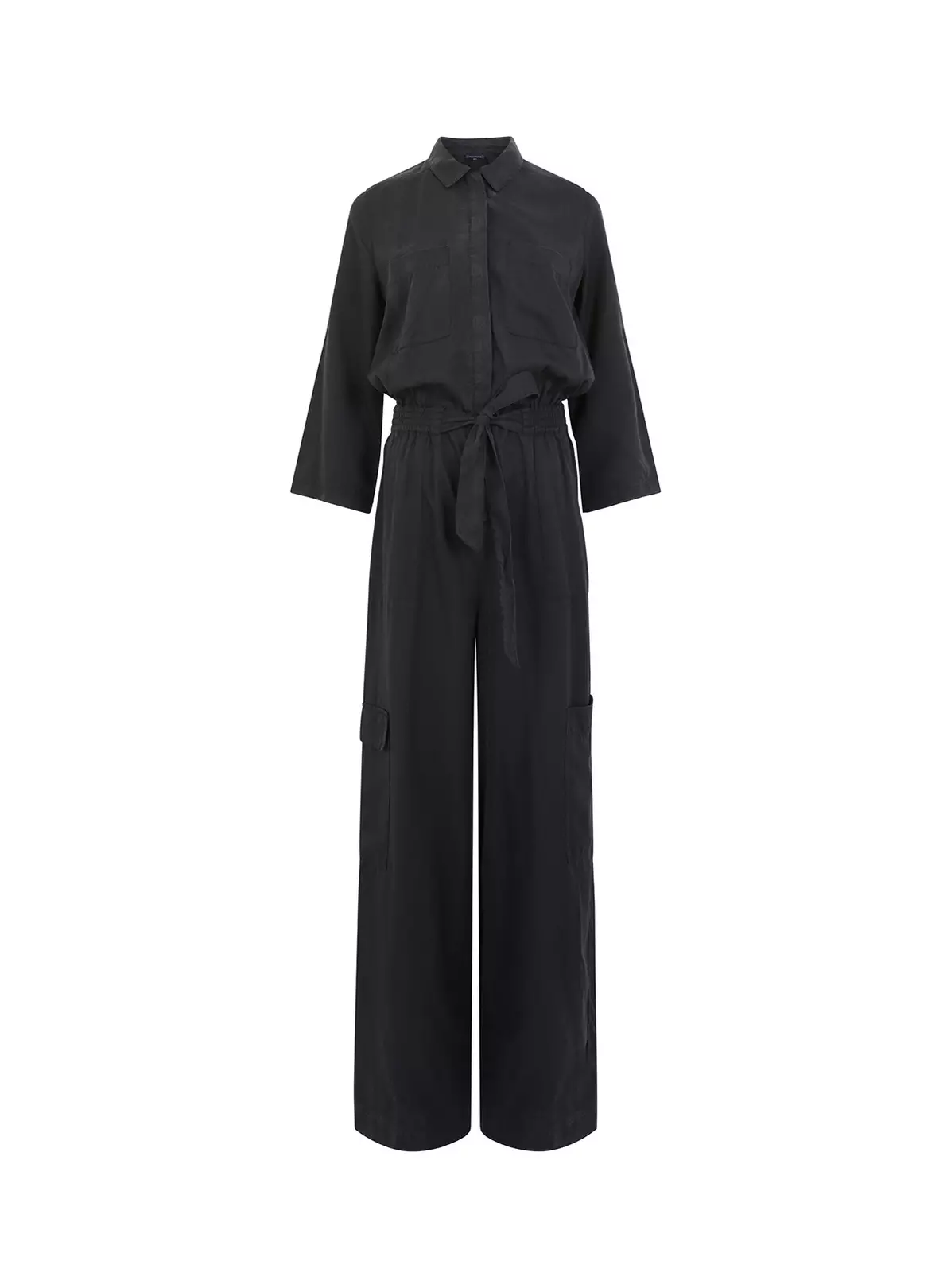 FRENCH CONNECTION Elkie Twill Jumpsuit M 4 FRENCH CONNECTION Elkie Twill Jumpsuit M - Image 4