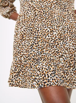 Animal Spot Print Tiered Dress 10 6 Animal Spot Print Tiered Dress 10 -Fit In Dress Sales tuc144296744 Multi20Coloured R Z003A